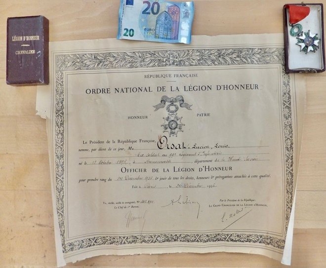 Ranska Kunniamerkki Kunnialegioonan Ritarikunta Luovari 1936