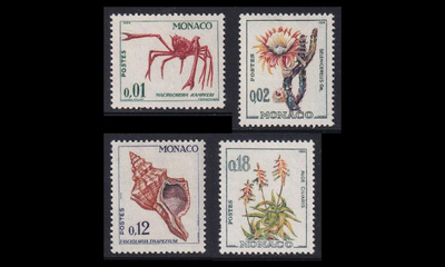 Monaco 773-6 ** Käyttösarja eläimiä ja kasveja (1964)