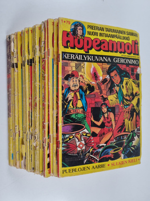Hopeanuoli vuosikerta 1979 (puuttuu nrot 5, 7, 22, 23) (1...
