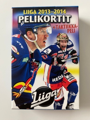 13-14 Liiga pelikortit avaamattomassa paketissa 54 korttia