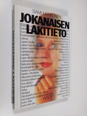 Sami Mahkonen : Jokanaisen lakitieto