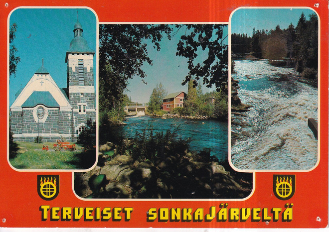 Sonkajärvi, sommitelmakortti. e315
