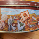 Peltinen pyöreä rasia Lvov Lviv - pikkukuva 3