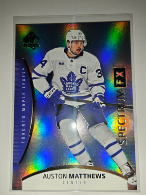 Auston Matthews 2025-26 SP Authentic Spectrum FX