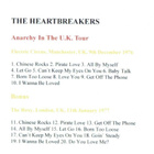 THE HEARTBREAKERS anarchy in the u.k. tour 1976-1977 ...cult - pikkukuva 3