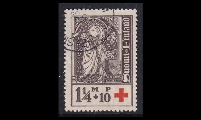 181 o Punainen risti 1 1/4mk+10p (1933)