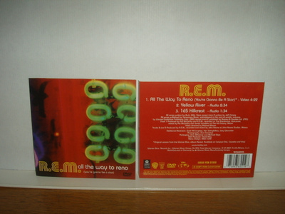 R.E.M. 3-biisin DVD All The Way To Reno (You're Gonna ..)