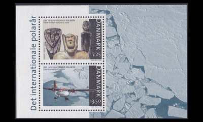 Tanska 1459-60BL29 ** Polaarivuosi (2007)