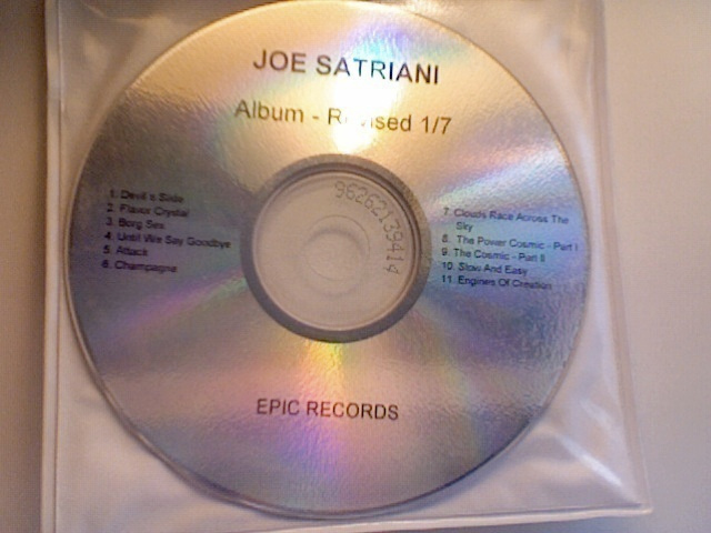 JOE SATRIANI :: ENGINES OF CREATION  ::  CDR   PROMO  2000
