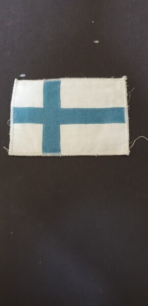 hihamerkki Suomen lippu, sopivan kulunut