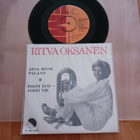 Ritva Oksanen – Aina Sinne Palaan 7" ps orig 1978 uusi mint! - pikkukuva 1