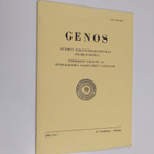 Genos nro 1 1976 : Suomen sukututkimusseuran aikakauskirja - pikkukuva 1