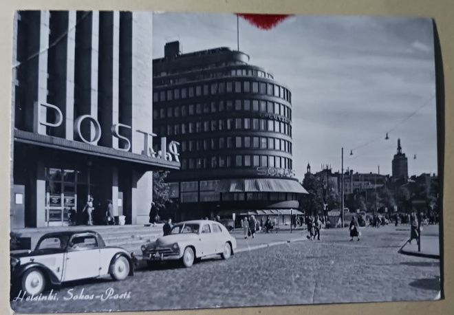 Helsinki, Postitalo, Sokos,  Mannerheimintietä, mv pk, ei p.