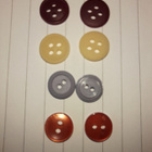 11-12mm erilaisia pikku perus nappeja - pikkukuva 5