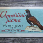 PORIN OLUT etiketti.....Appelsiinijuoma, Metso. - pikkukuva 1
