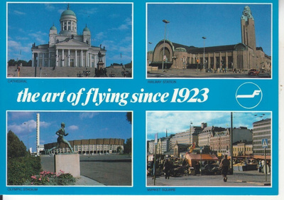 Helsinki finnair kortt finnairi erikoileimalla
