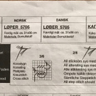 Ristipistopakkaus  / ristipistotyö Pihlajanmarjoja liina - pikkukuva 3