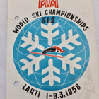 VANHA Postikortti Lahti 1958 Hiihto MM-Kisat - pikkukuva 1