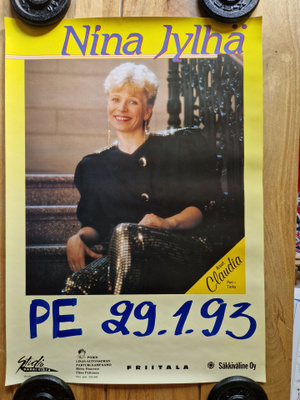 Nina jylhä Keikkajuliste 60 x 42 cm