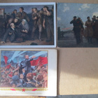 CCCP: kolme vintage propagandapostikorttia - Lenin - pikkukuva 1