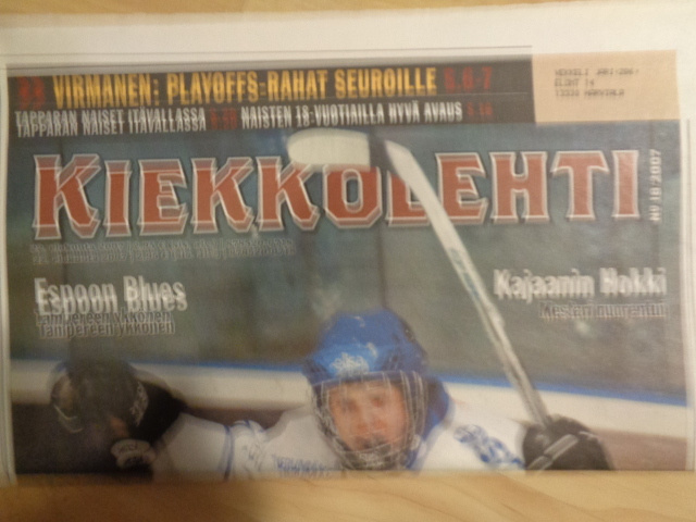 Kiekkolehti Nro 18/2007 (14.11)