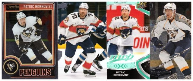 4 x PATRIC HÖRNQVIST Panthers, Penquins, Predators