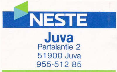 Juva. . NESTE ,  b419