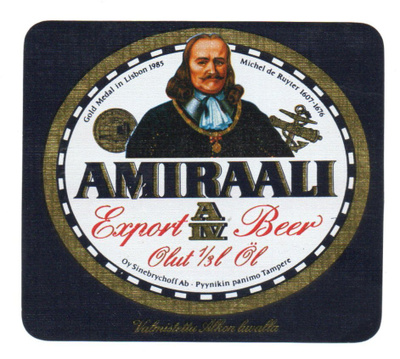 Sinebrychoff AMIRAALI AIV Olut Michel de Ruyter