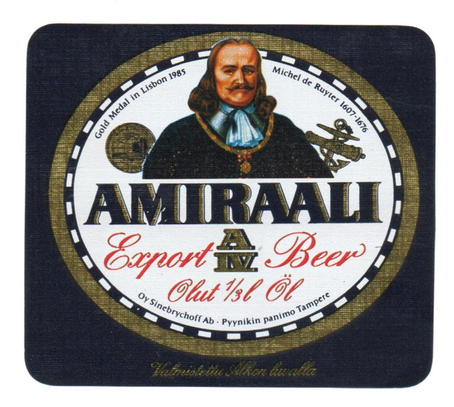 Sinebrychoff AMIRAALI AIV Olut Michel de Ruyter