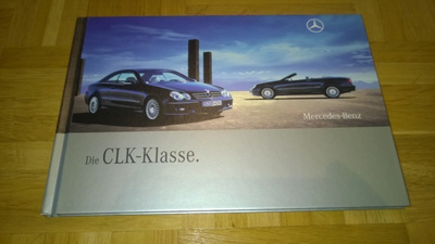 Esite Mercedes W209 CLK, 2007. Sis myös CLK 63 AMG