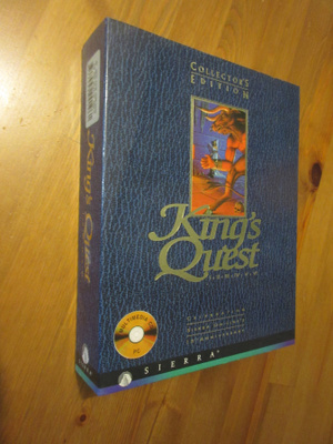 SIERRA: King's Quest Collector's Edition I-VI PC 2CD Big Box