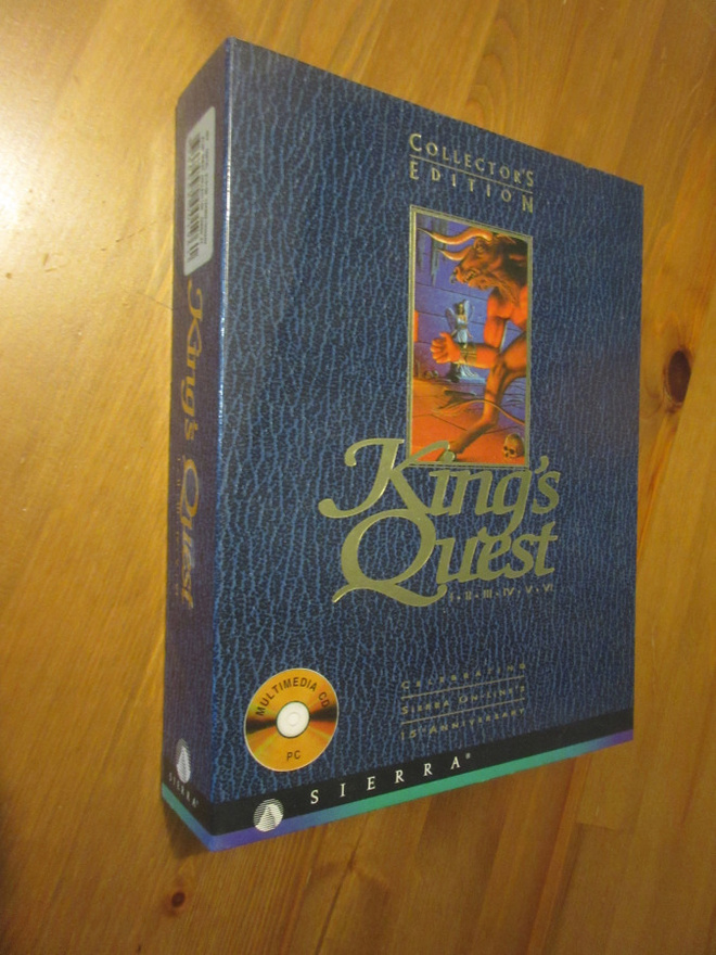 SIERRA: King's Quest Collector's Edition I-VI PC 2CD Big Box