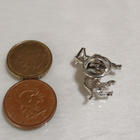 Seepra solki pinssi rintakoru silver plated - pikkukuva 3
