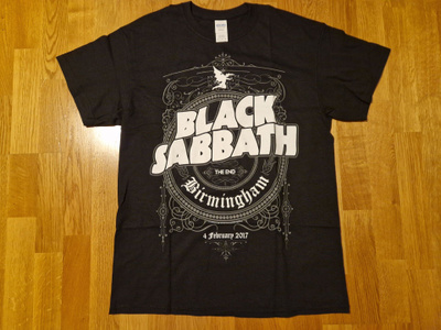 Black Sabbath The End T-paita