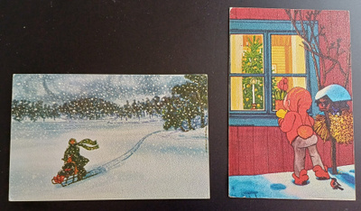 Marjaliisa Pitkäranta 2 kpl postitettuja 7 C ja 26 A