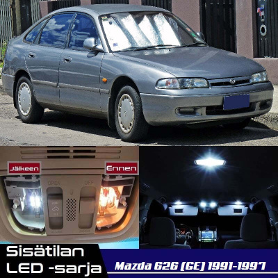 Mazda 626 (GE) Sisätilan LED-sarja 13-osainen