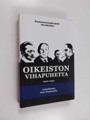 Oikeiston vihapuhetta : 1900-1950