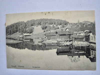 VANHA Postikortti Porvoo 1909