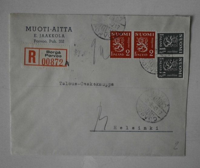 Porvoo Rec., Muoti-Aitta E. Jaakkola, 10.10.1942