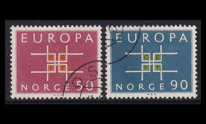 Norja 498-9 o Europa (1963)