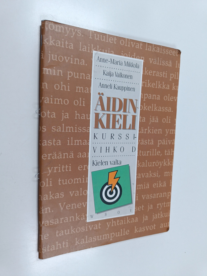 Äidinkieli, Kurssivihko D - Kielen valta