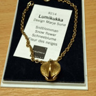 KALEVALA, LUMIKUKKA -rannekoru, pronssi, papuketju - pikkukuva 1