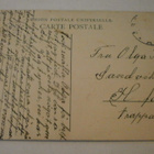 Turku, Kirjasto ja jalankulkijoita, mv kehyskortti, p. 1907 - pikkukuva 2