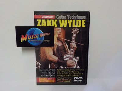 LICK LIBRARY GUITAR TECHNIQUES: ZAKK WYLDE UUSI DVD