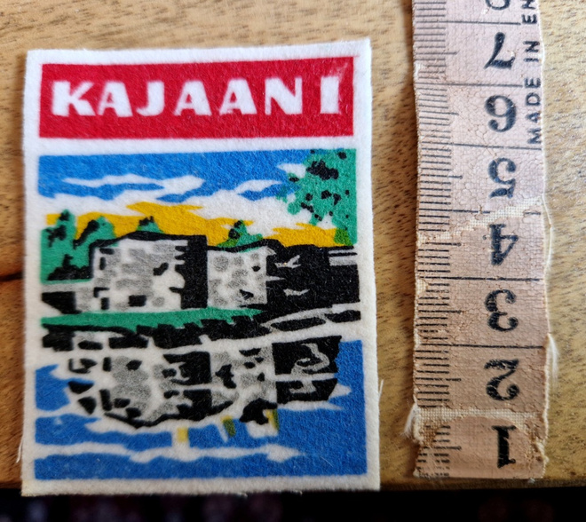 Kajaani Vintage kangasmerkki