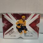 2022-23 SPx - Radiance FX Red #RFX-42 Roman Josi 157/249 - pikkukuva 1