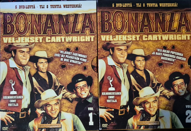 Bonanza -Veljekset Cartwright - Vol. 1 & 2  -DVD
