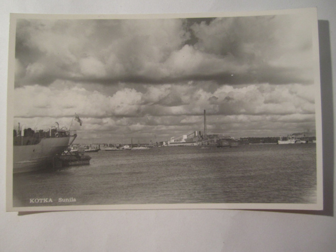 VANHA Postikortti Kotka 1950-l Alkup.Mallikappale