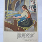 VANHA Postikortti Martta Wndelin Ruotsinkielinen 1937 - pikkukuva 1