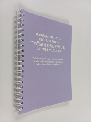 Rakennustuoteteollisuuden työehtosopimus 1.3.2023-28.2.2025
